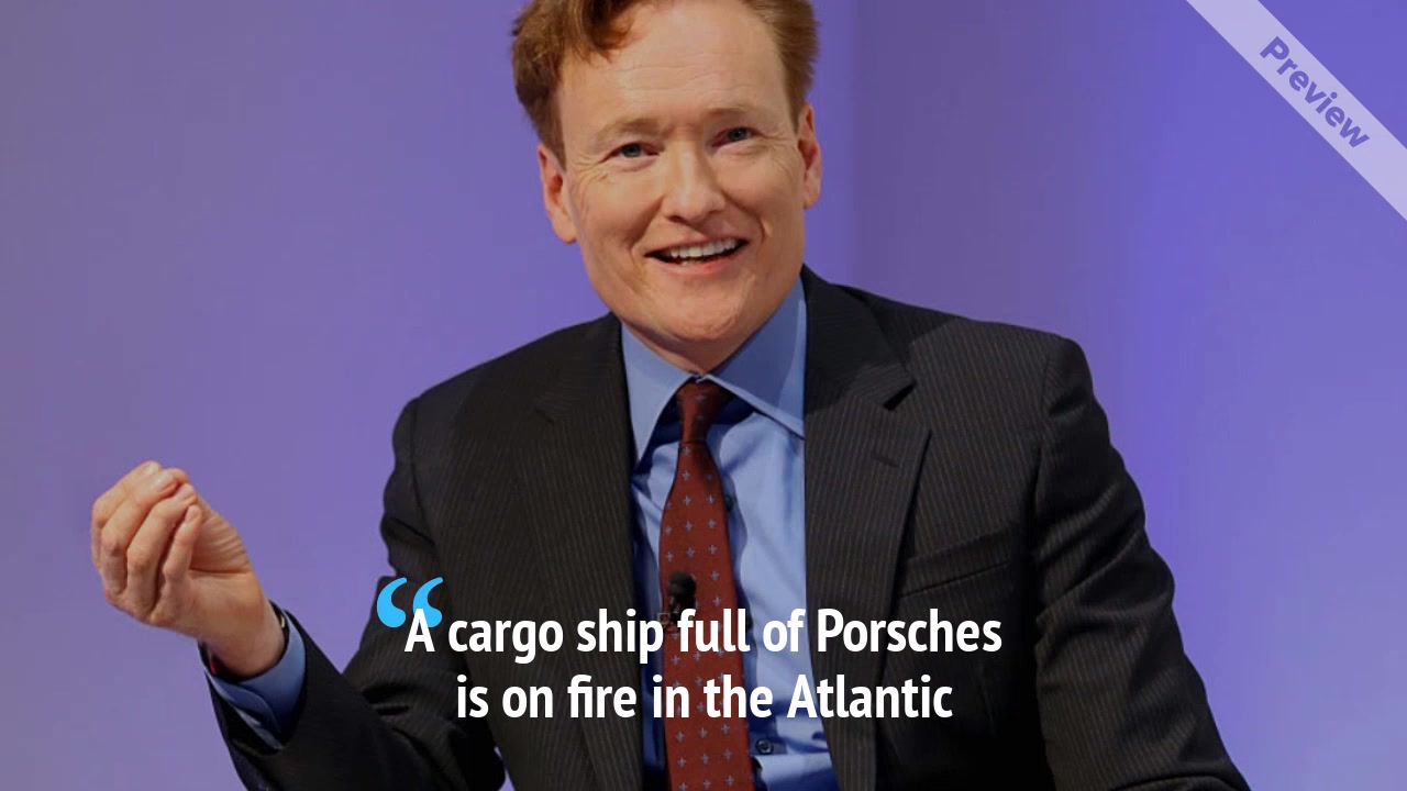 Funny Tweets | Conan O'brien Video Template